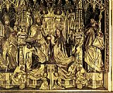 Michael Pacher Canvas Paintings - Coronation of the Virgin